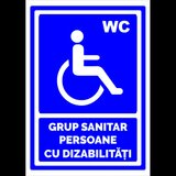 Semn grup sanitar persoane cu dizabilitati